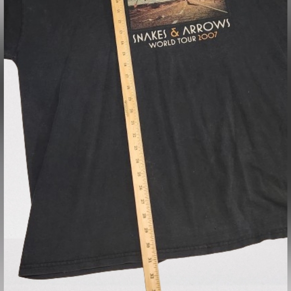 RUSH 4XL big and tall "Snakes & Arrows" World Tour 2007 Concert Band T Shirt Tee - Picture 6 of 6